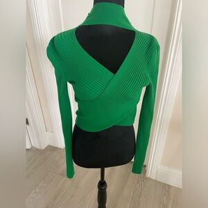 Zara cross front sweater